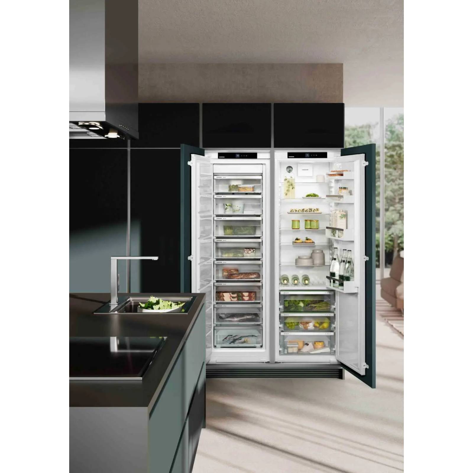 Встраиваемый холодильник LIEBHERR IXRFS 5125 22 Полезный объём холодильной камеры 195