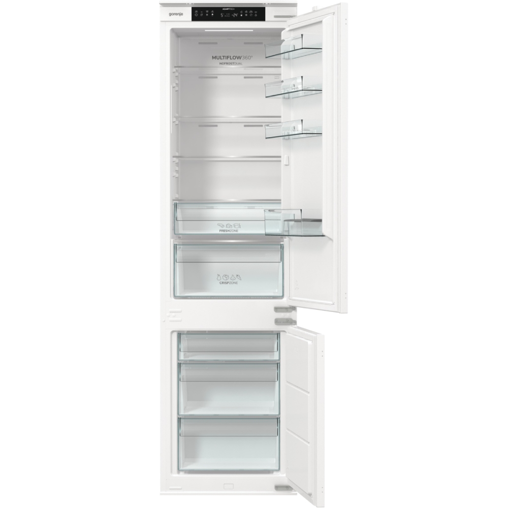 Встраиваемый холодильник GORENJE NRKI519E41 (HZFI29282) Морозильная камера нижнее расположение