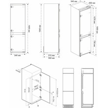 Вбудований холодильник ELEYUS MRNB2194SE54 I