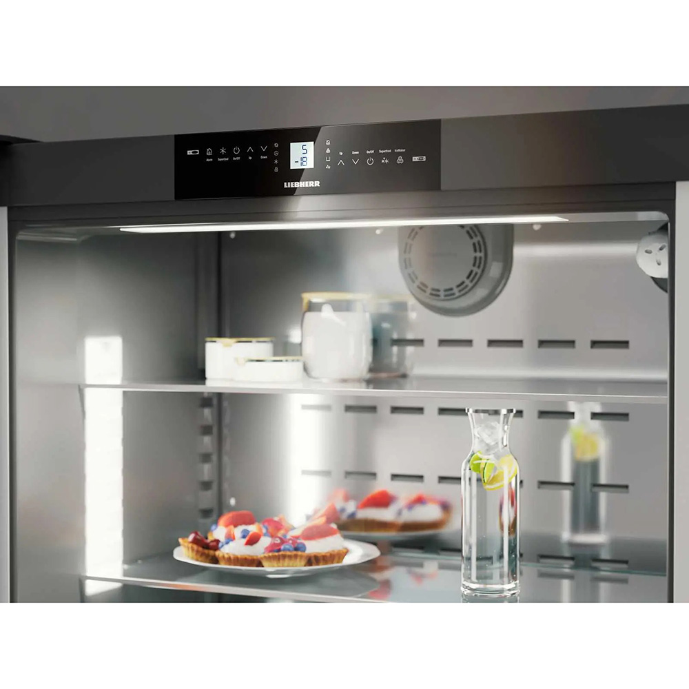 Встраиваемый холодильник LIEBHERR ECBNe 7871 617 Морозильная камера нижнее расположение