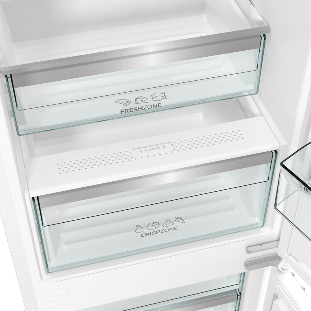 Встраиваемый холодильник GORENJE NRKI519D61WF Морозильная камера нижнее расположение