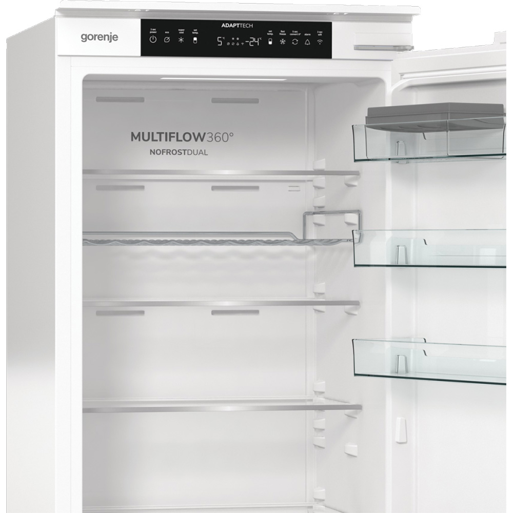Встраиваемый холодильник GORENJE NRKI519D61WF Общий объём 284