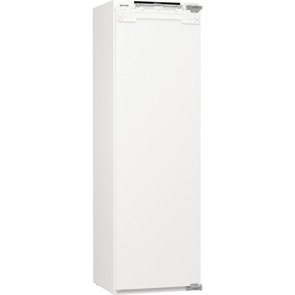 Вбудований холодильник GORENJE RI517E62WF Додатково ConnectLife для віддаленого керування та повідомлень, AdaptTech, SmartInverter, ZeroZone близько 0°C, CrispZone з HumidityControl, MultiFlow 360°, DeepDoor shelf, MultiBox, тримач для пляшок, регульовані полиці MultiAdjust, подвійне LED-підсвічування 