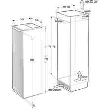 Вбудований холодильник GORENJE RI517E62WF