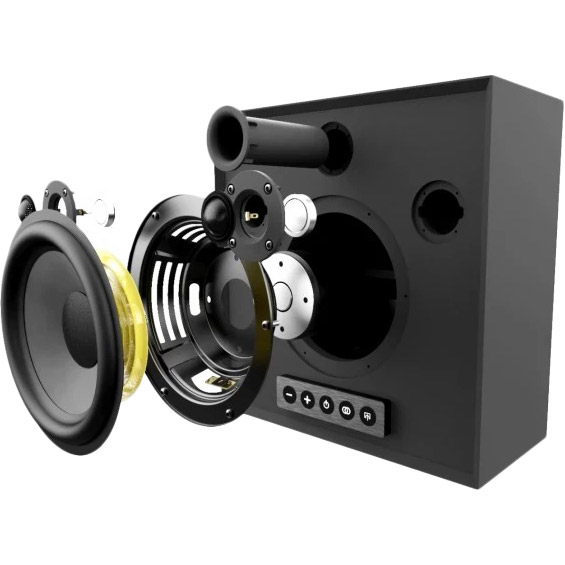 Акустична система MOREL HOGTALARE Black Cabinet With Red Grill EU (601210-114) Бездротові підключення Bluetooth