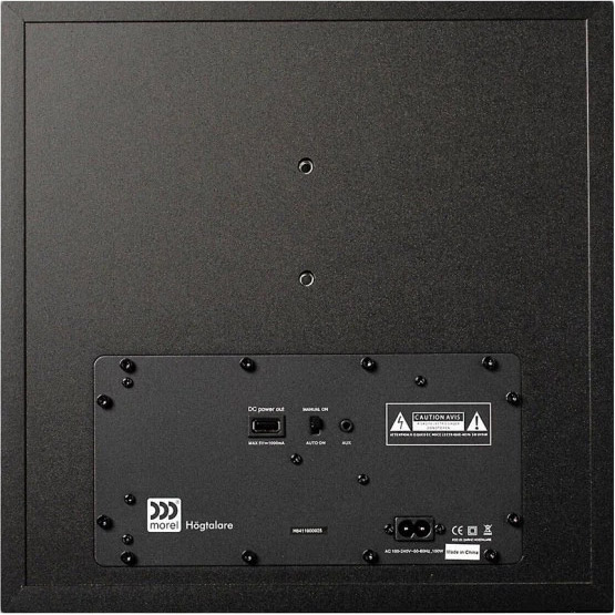 Акустична система MOREL HOGTALARE Black Cabinet With Red Grill EU (601210-114) Дротові підключення 3.5 мм (AUX)