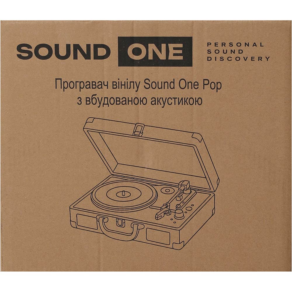 Фото 18 Проигрыватель пластинок SOUND ONE Pop Black (so-p-bk1)