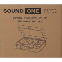 Проигрыватель пластинок SOUND ONE Pop Black (so-p-bk1)