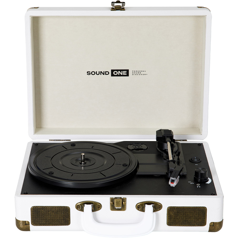 Проигрыватель пластинок SOUND ONE Pop Black Creamy (so-p-cr1) Проводные подключения RCA