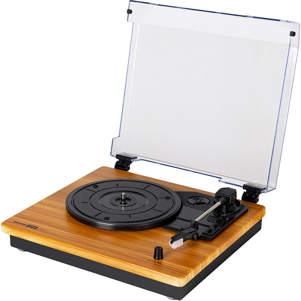 Внешний вид Проигрыватель пластинок SOUND ONE Wood Brown (so-r-wd1)