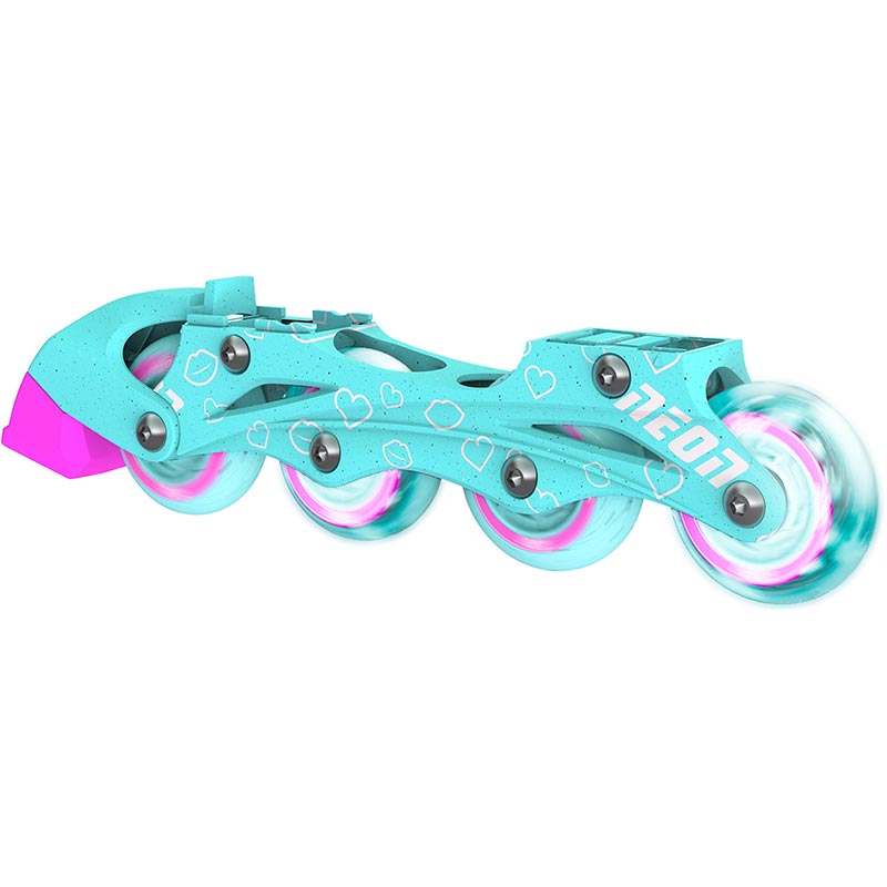 Ролики NEON COMBO SKATES Turquoise (NT09T4) Колеса поліуретан