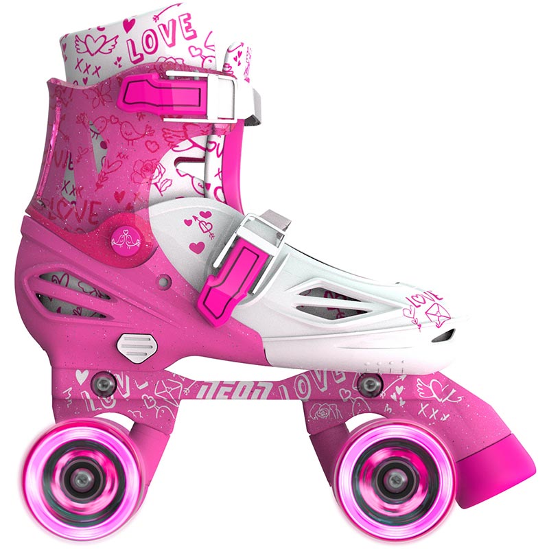 Зовнішній вигляд Ролики NEON COMBO SKATES Pink (NT09P4)