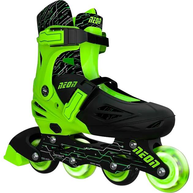 Ролики NEON Inline розмір 34-37 Зелений (NT08G4)