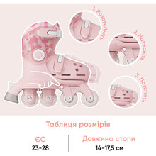 Ролики YVOLUTION Twista 24-28 Pink (YR25P4)