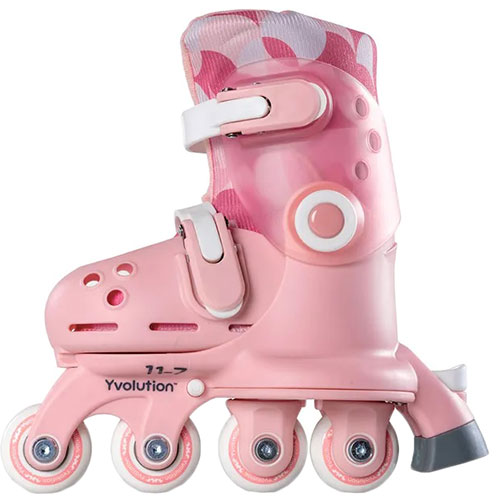 Ролики YVOLUTION Twista 30-34 Pink (YC01P4) Діаметр коліс 46