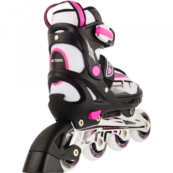 Ролики ACTION OLA/Pink/33-36 (153B-5-1/Pink/33-36) Діаметр коліс 64