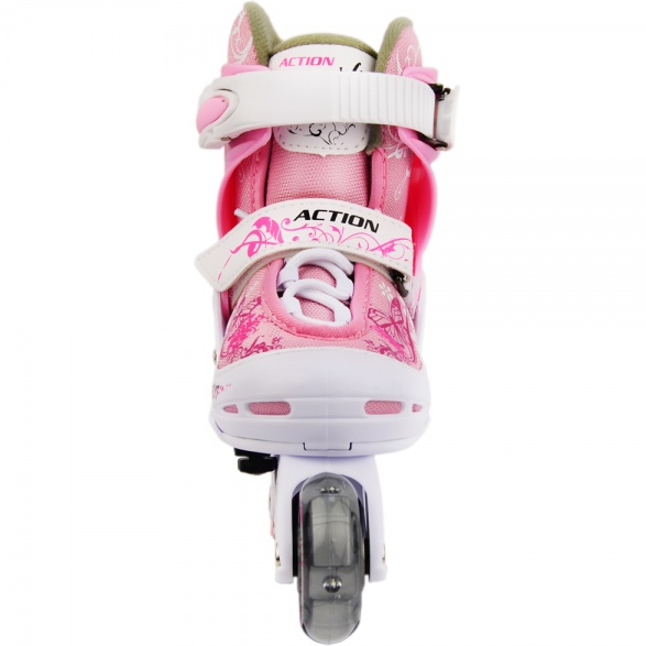 Ролики ACTION PINKY Pink 26-29 + комплект (PW117C6PW30905/26-29) Кількість коліс 3