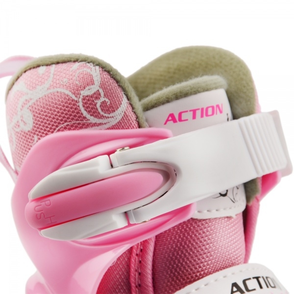 В інтернет магазині Ролики ACTION PINKY Pink 30-33 + комплект (PW117C6PW30905/30-33)