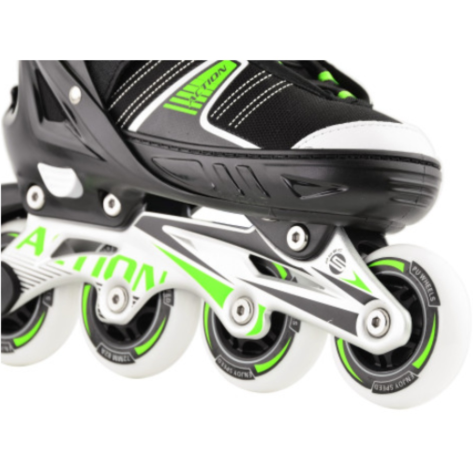 Зовнішній вигляд Ролики ACTION CHRIS/Green/37-40 (153B-5-1/Green/37-40)