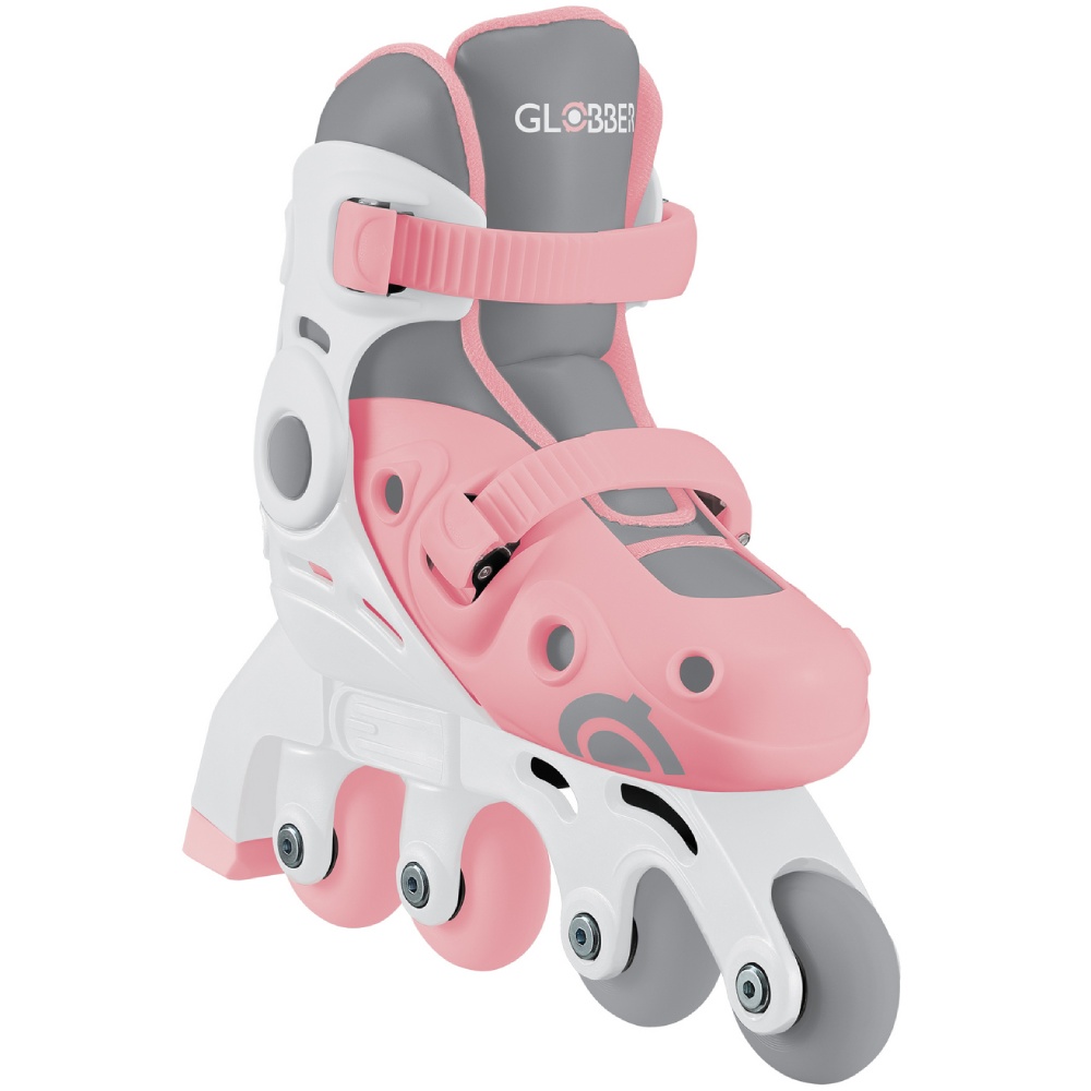 Ролики GLOBBER LEARNING SKATES 2в1 26-29 Pastel Pink (780-210) Ботинок жесткий