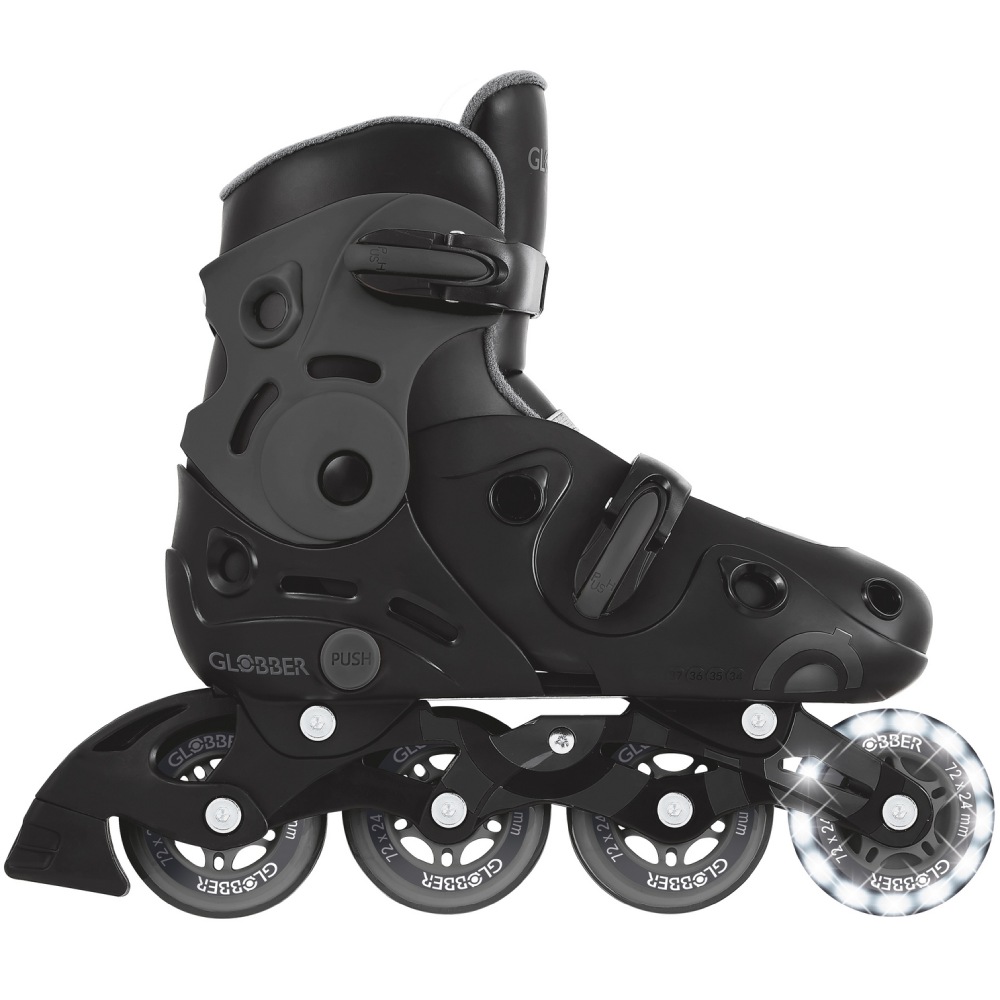 Ролики GLOBBER GO SCATES LIGHTS 34-37 Grey (785-120) Диаметр колес 72