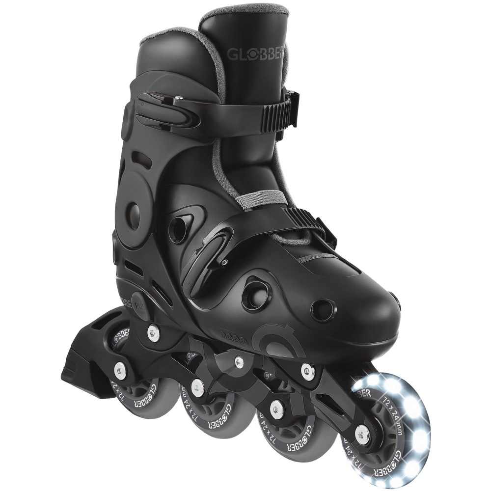 Ролики GLOBBER GO SCATES LIGHTS 34-37 Grey (785-120) Ботинок жесткий