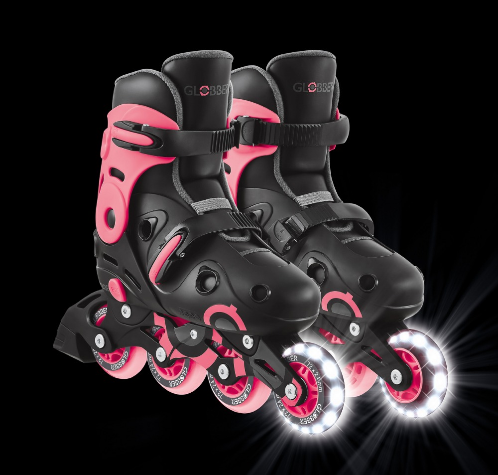 В Украине Ролики GLOBBER GO SCATES LIGHTS 34-37 Coral Pink (785-110)