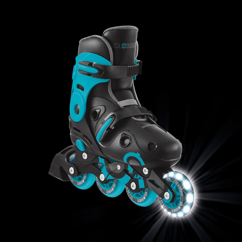 В Україні Ролики GLOBBER GO SKATES LIGHTS 34-37 Aqua (785-100)