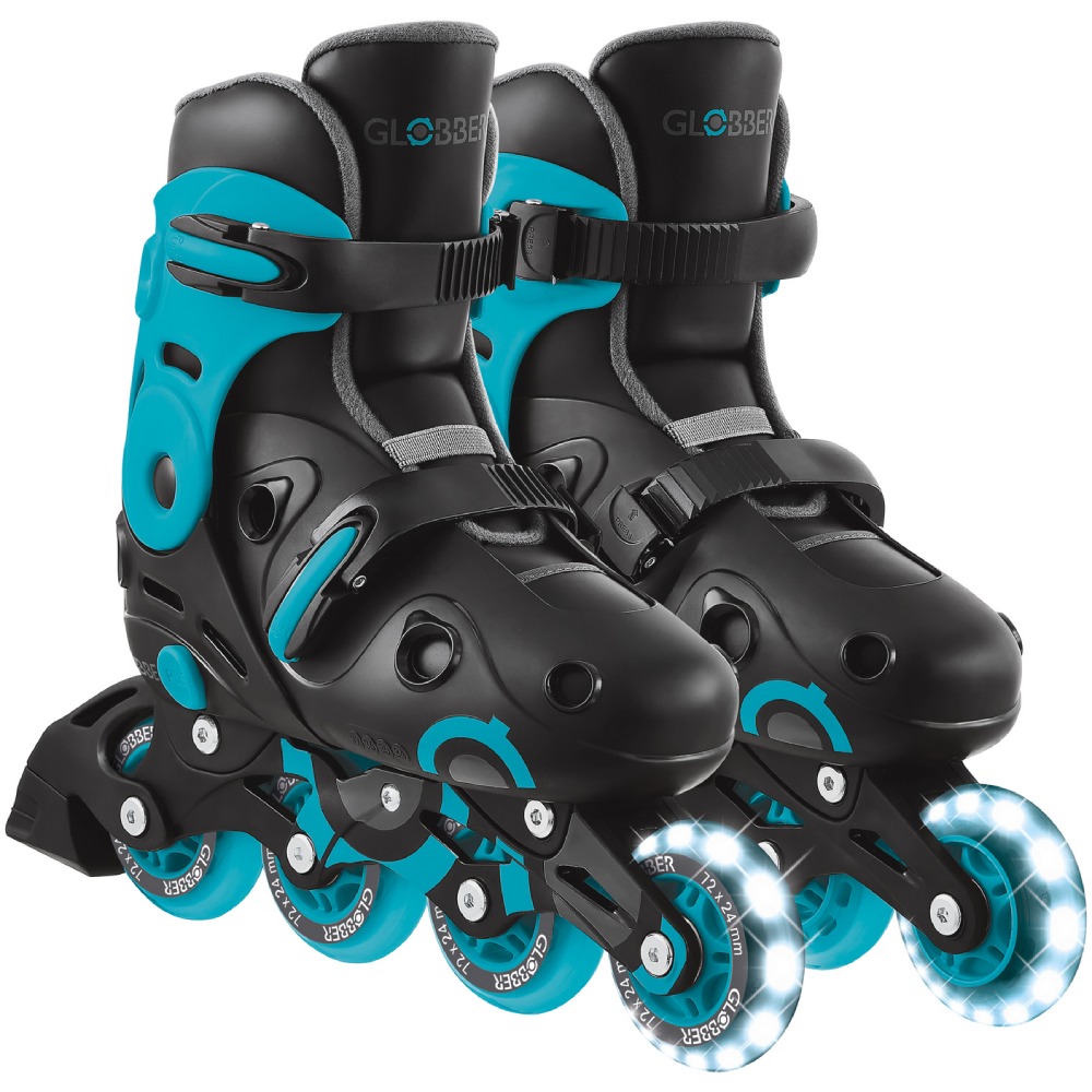 Ролики GLOBBER GO SKATES LIGHTS 34-37 Aqua (785-100)