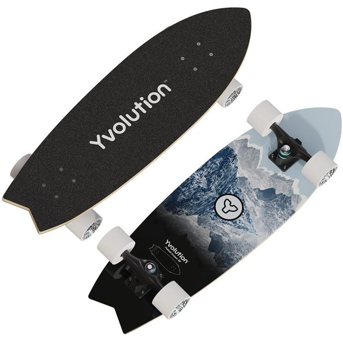 Скейтборд YVOLUTION Fishtail Cruiser 76см Blue (YS48B2)