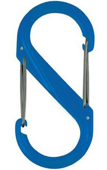 Карабин пластиковый NITE IZE Plastic S-Biner Size 4 синий