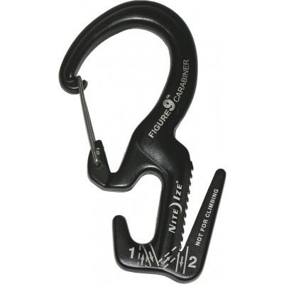 Крепление для веревки NITE IZE Small F9 Carabiner-Anodized