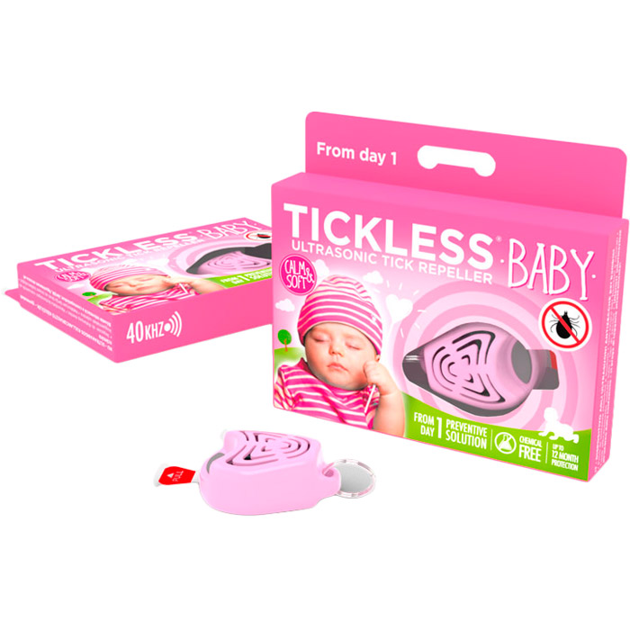 

Ультразвуковой прибор от клещей Tickless Baby Kid Pink (PRO-104PI), Ультразвук.прибор от клещей Kid (Pink)