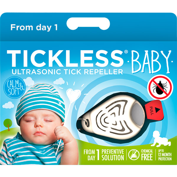 Ультразвуковой прибор от клещей Tickless Baby Kid Beige (PRO-104BE)