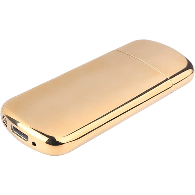 USB зажигалка Bergamo 500F Золотистая (500F-14) Материал металл