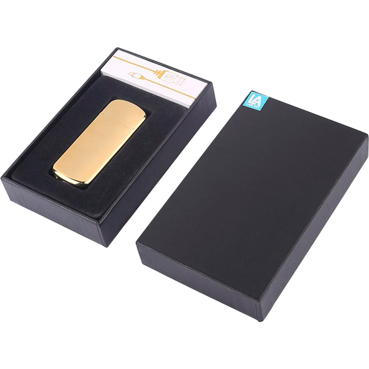 USB зажигалка Bergamo 500F Золотистая (500F-14) Цвет золотистый