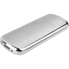 USB зажигалка Bergamo 500F Серебристая (500F-7)