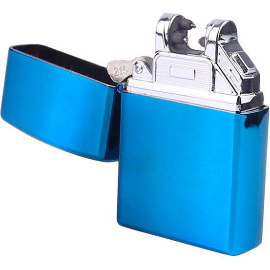 USB зажигалка Bergamo 700F Синяя (700F-3) Материал металл