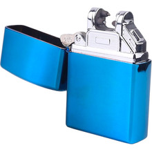 USB зажигалка Bergamo 700F Синяя (700F-3)