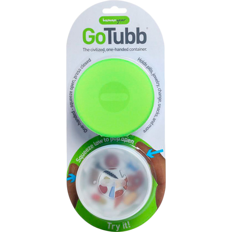 humangear   GoTubb 2-Pack Large Clear/Green