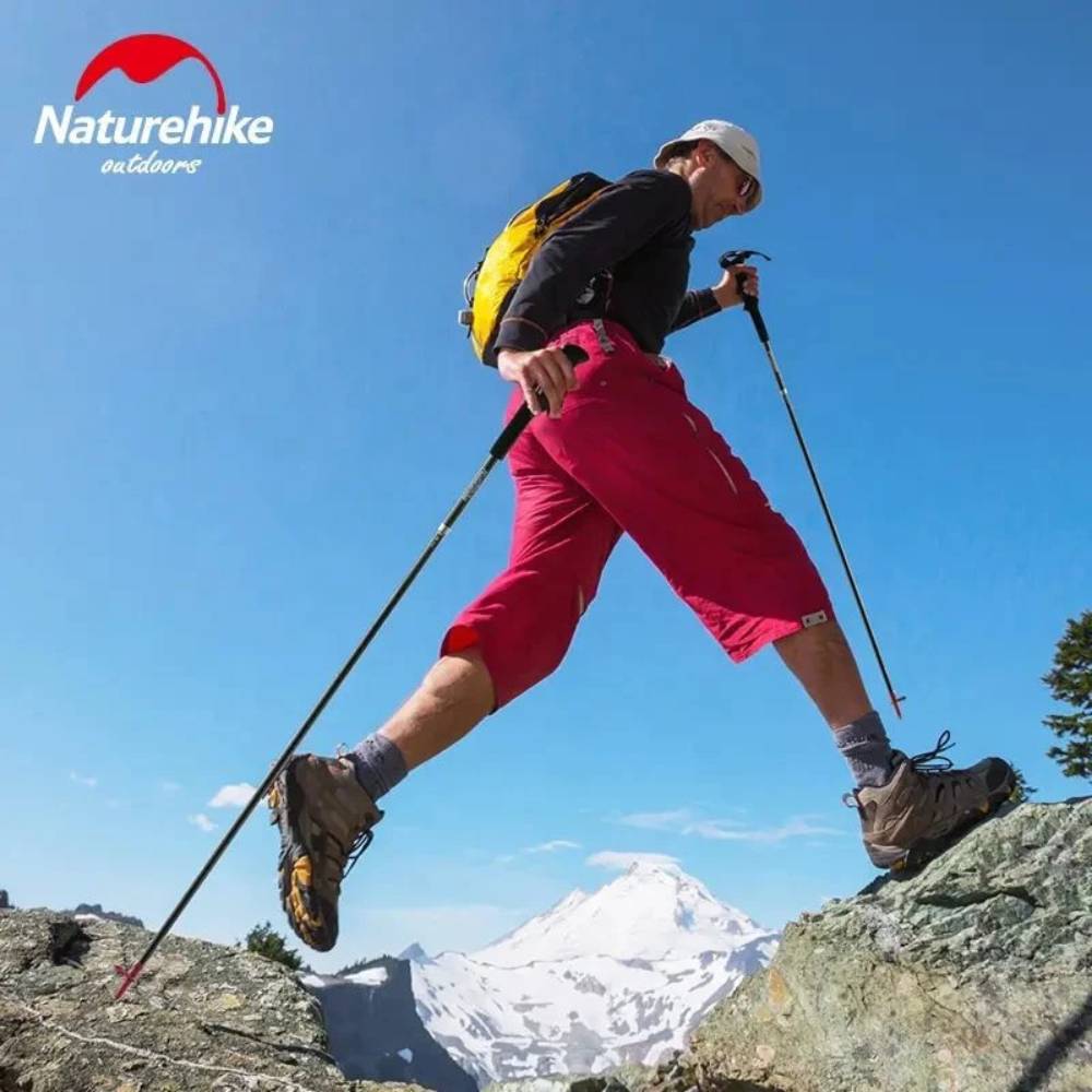 Внешний вид Трекинговая палка NATUREHIKE ST08 NH18D020-Z 120 см Бордовый (6927595748534)