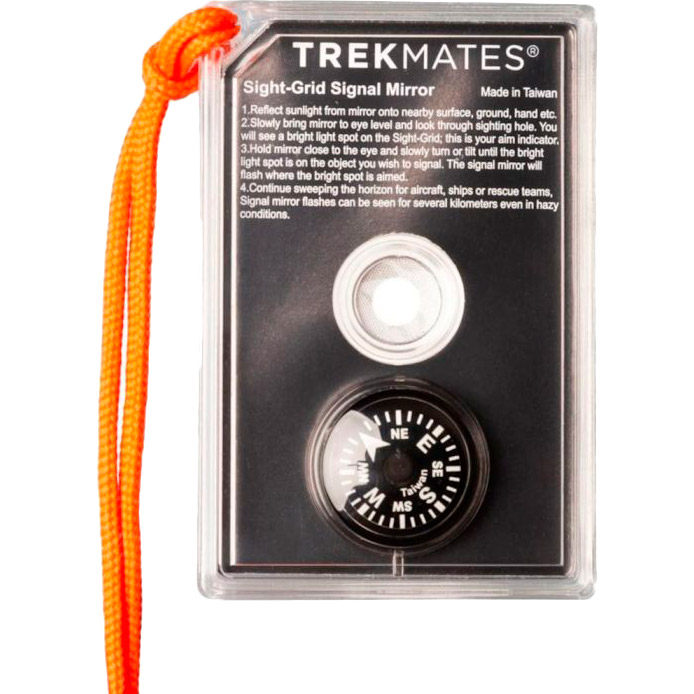 Фото 1 Зеркало сигнальное TREKMATES Signal Mirror with Compass and Float TM-006801 (015.1736)