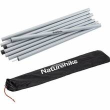 Комплект стійок для тенту NATUREHIKE Steel poles NH20PJ041 Gray 2 шт (6927595749562)