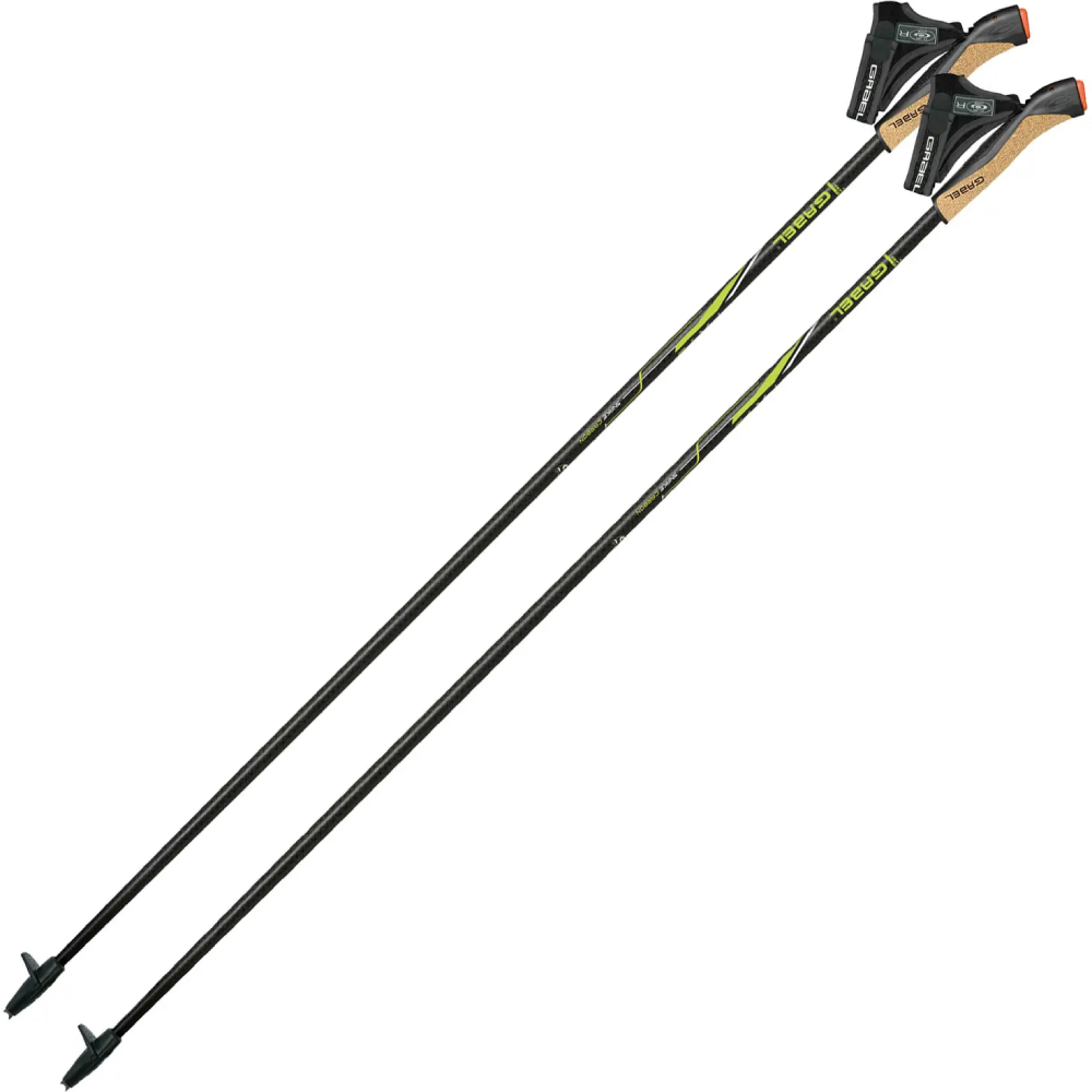 Палки для скандинавской ходьбы GABEL FX-75 Snake Carbon 115 Dual Spike Black (7009351011150) Палки для скандинавской ходьбы GABEL FX-75 Snake Carbon 115 Dual Spike Black (7009351011150)