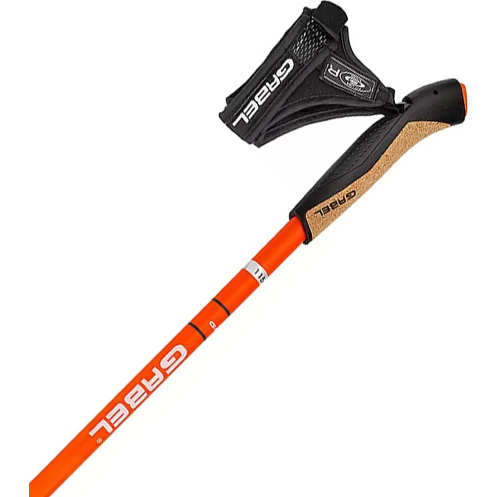 Палки для скандинавской ходьбы GABEL X-1.35 Active Knife Red/Orange 120 (7009361151200) Цвет оранжевый