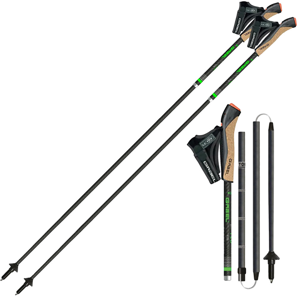 Трекинговые палки GABEL FLD Carbon 125 (7009400801250) Трекинговые палки GABEL FLD Carbon 125 (7009400801250)