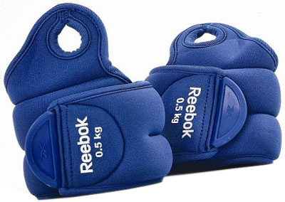 Утяжелители на запястье REEBOK RAEL-11070BL 2х0.5 кг