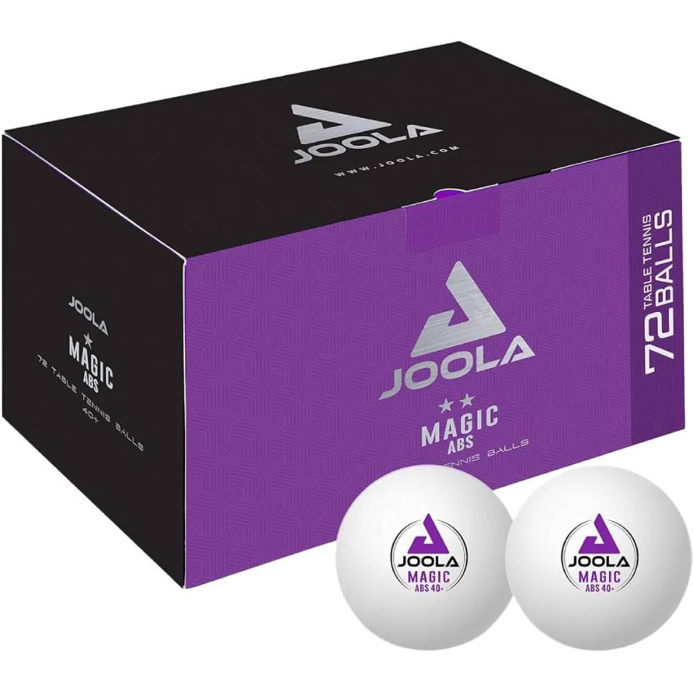 М'ячі для настільного тенісу Joola Magic ABS 40+ White 72 шт (44216)