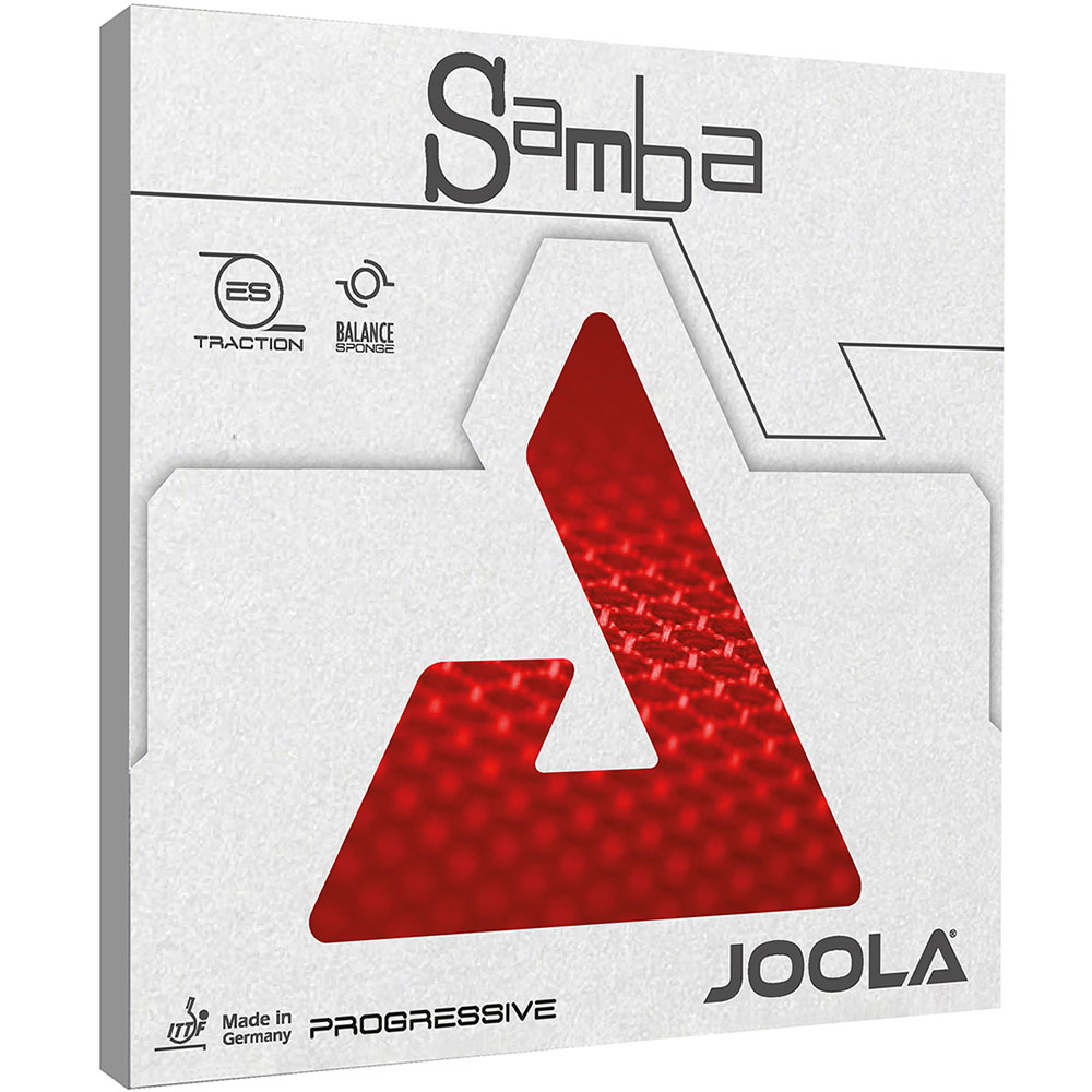 Накладка для ракетки JOOLA Samba 2.0 Red (70037) Дополнительно  Толщина губки: 2 мм, Скорость: 3,5/12, Вращение: 7/12, Траектория: 7,5/12, Точность: 8,5/12, Жесткость: 38° (Soft, мягкая)