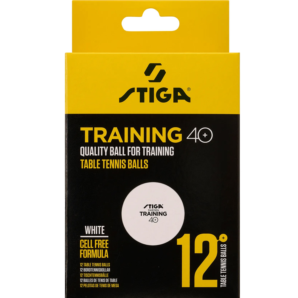 Мячи для настольного тенниса STIGA Training  ABS 12 шт White (1110-2610-12) Вид спорта, активности настольный теннис